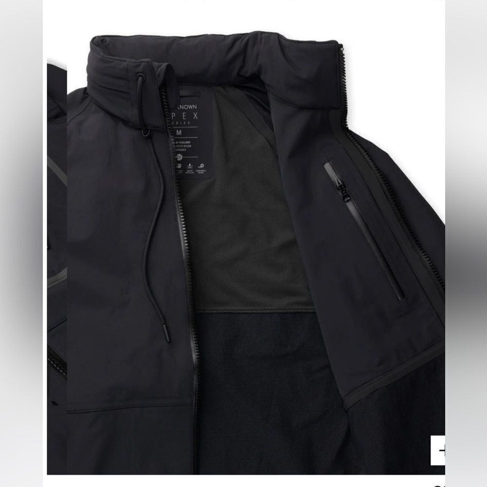 Outerknown Active Apex Jacket Black Athletic‎ Wat… - image 4